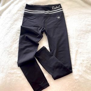 Girls Rebel athletic leggings.